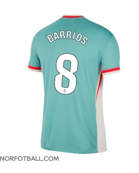 Billige Fotballdrakt Atletico Madrid Pablo Barrios #8 Replika Bortedrakt 2024-25 Kortermet